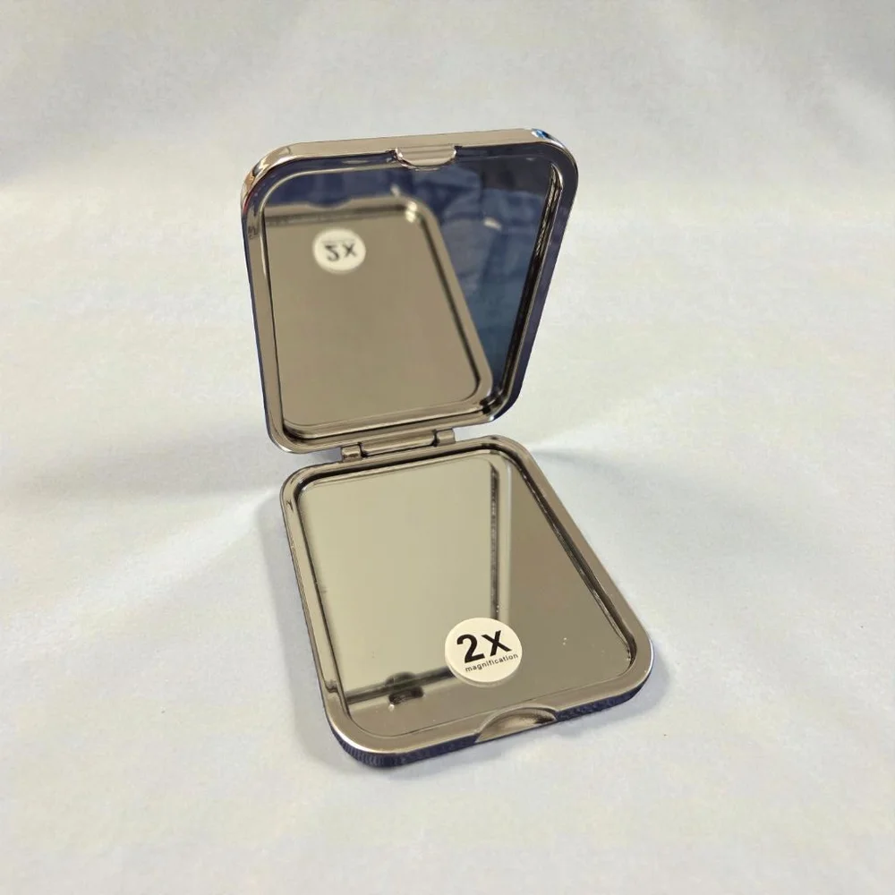 Vanity Compact Mirror One Size Silver